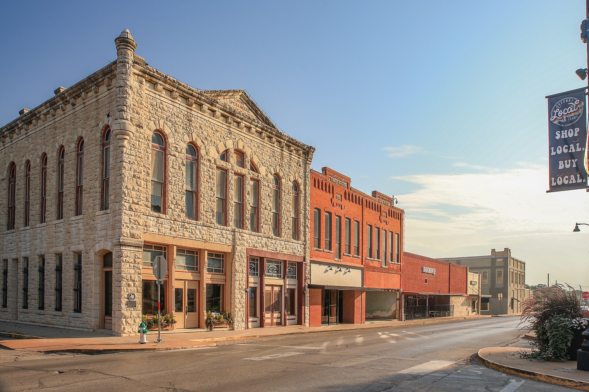 Stephenville and the Lights over the Ranches
